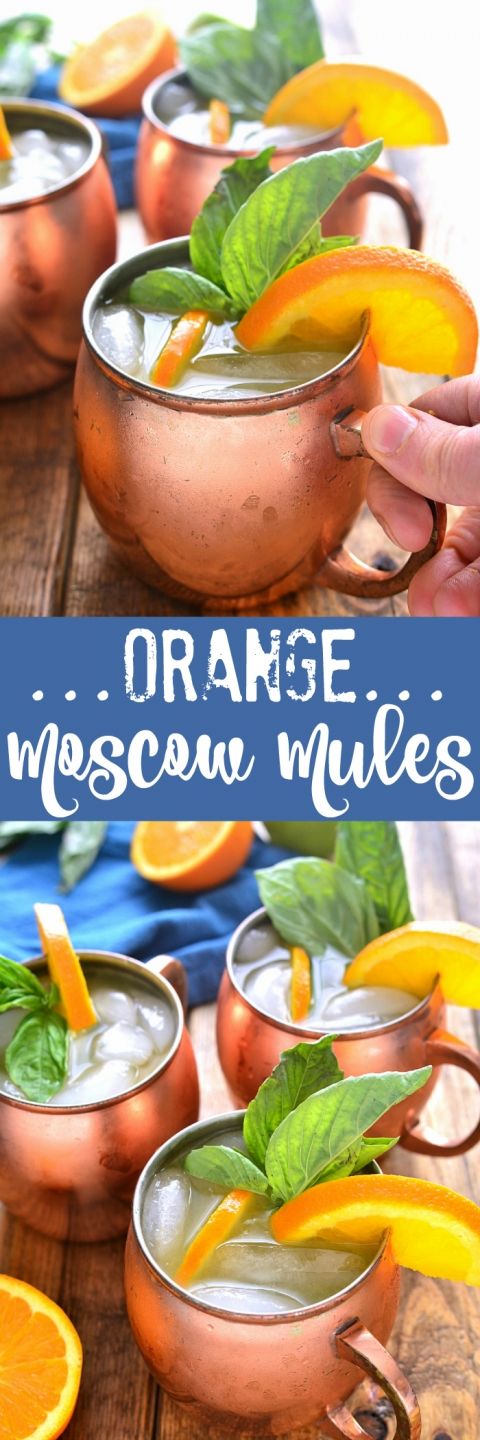 Orange Moscow Mules