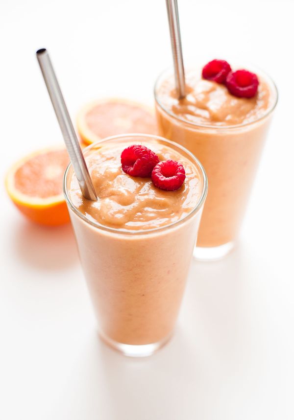 Orange Peach Raspberry Smoothie