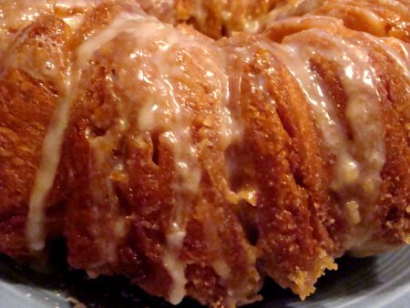 Orange Pecan Cream Cheese Pull-Apart Danish Loaf