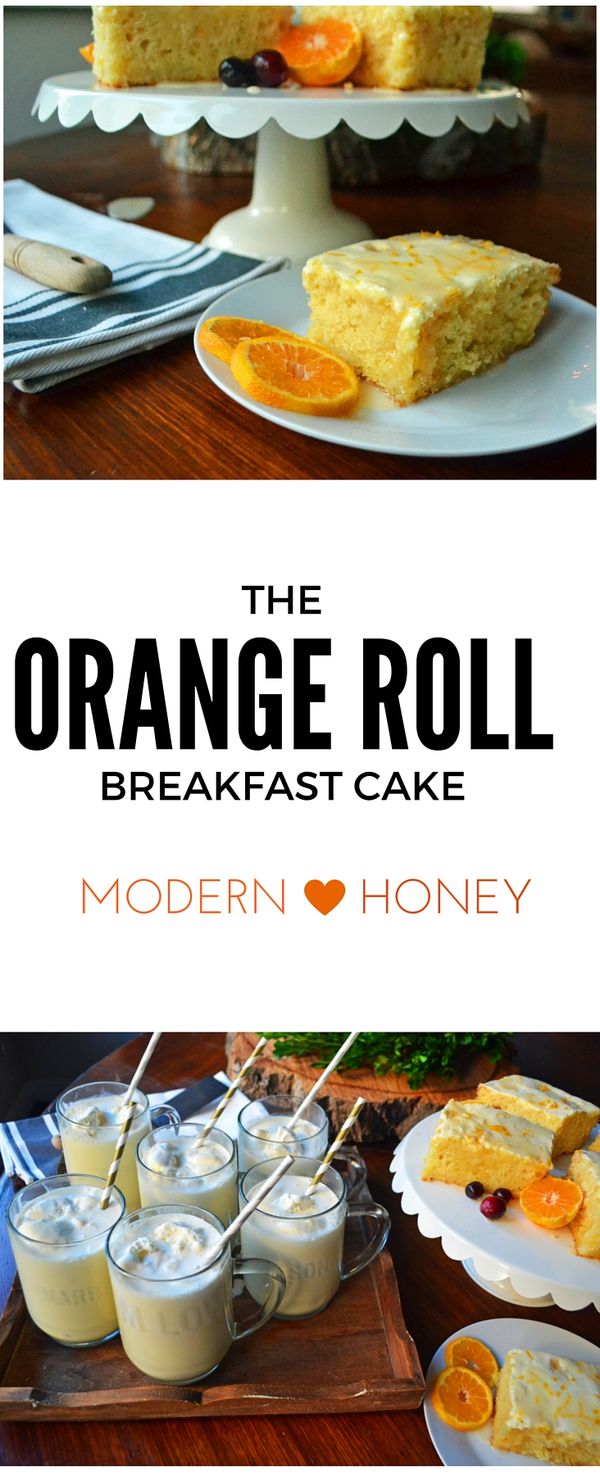 Orange Roll Breakfast Cake