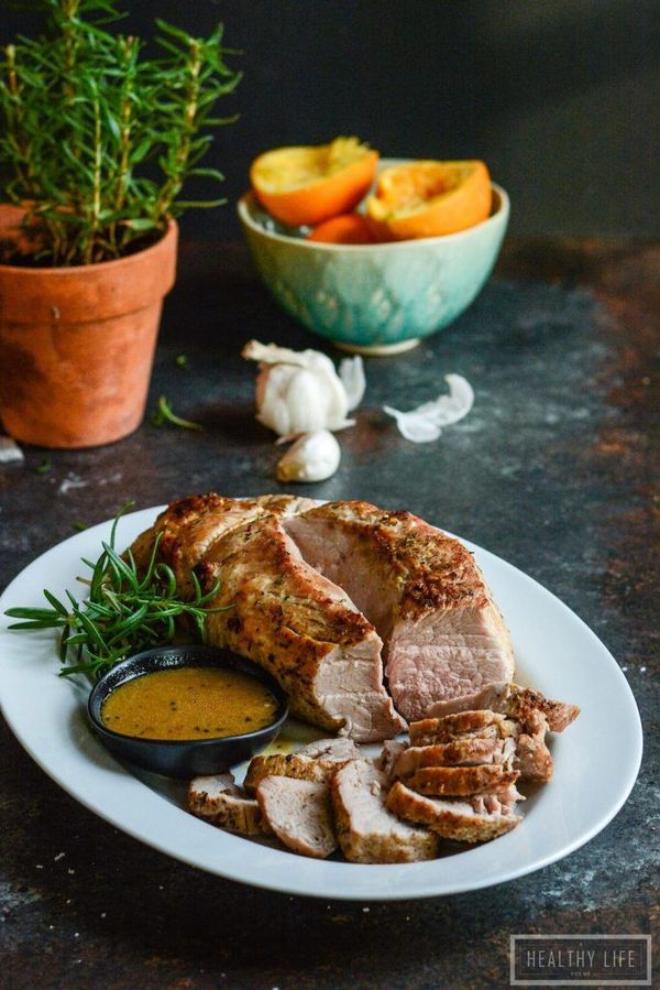 Orange Rosemary Roasted Pork Tenderloin