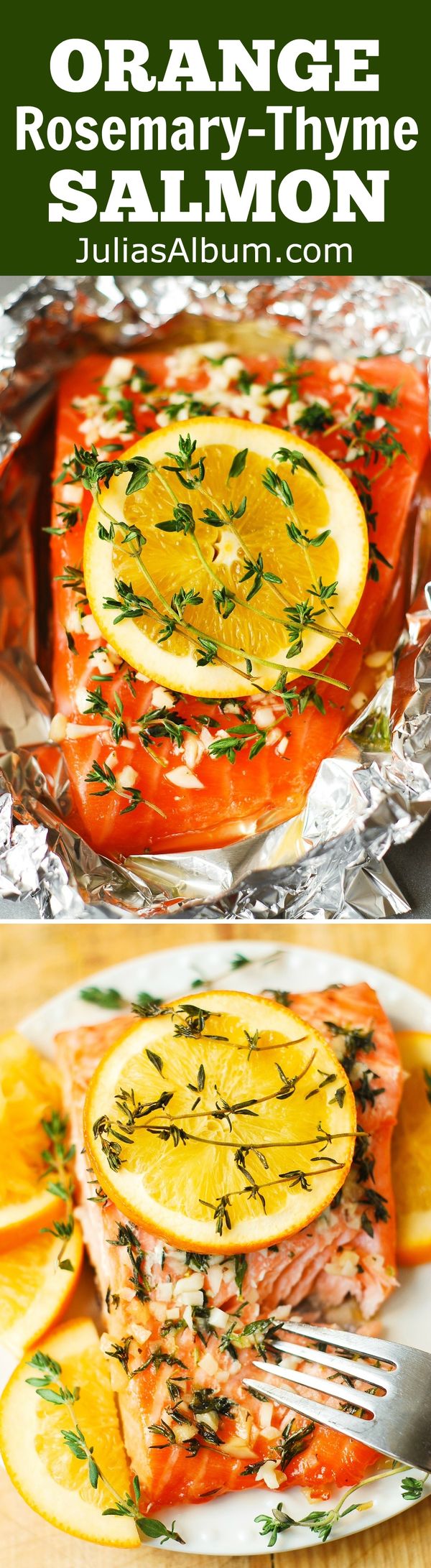 Orange Rosemary-Thyme Salmon