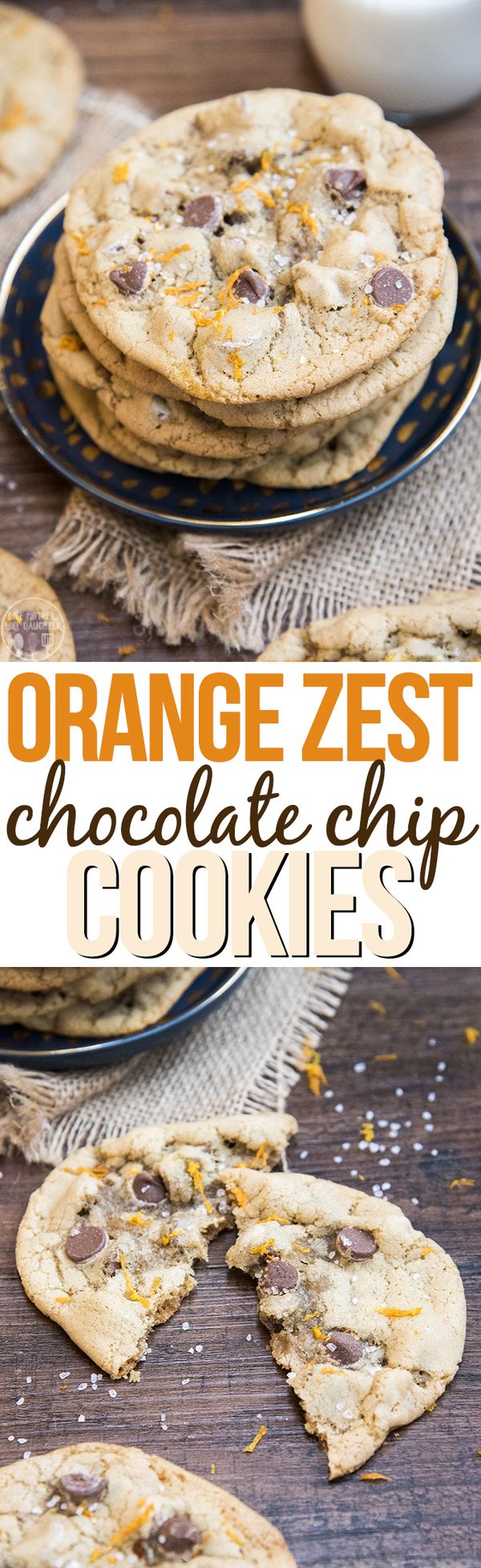 Orange Zest Chocolate Chip Cookies