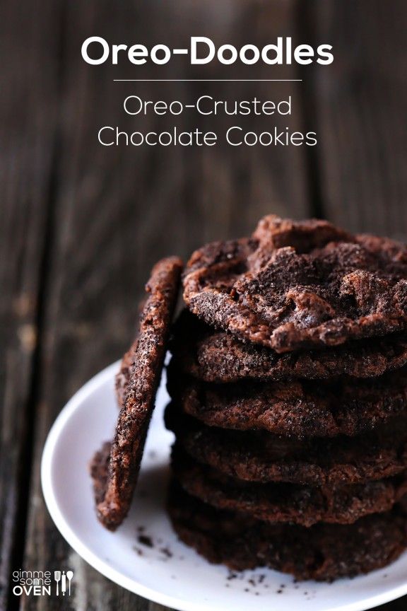 Oreo-Doodles (Oreo-Dusted Chocolate Cookies