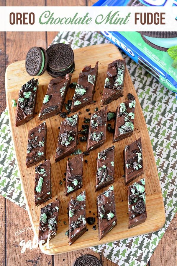 Oreo Mint Fudge