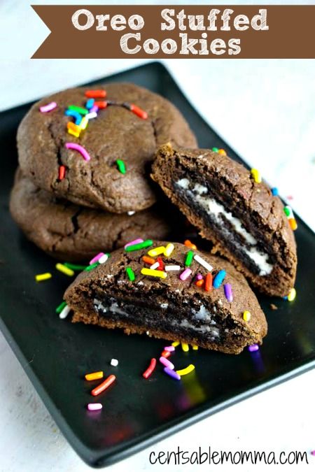 Oreo Stuffed Cookies