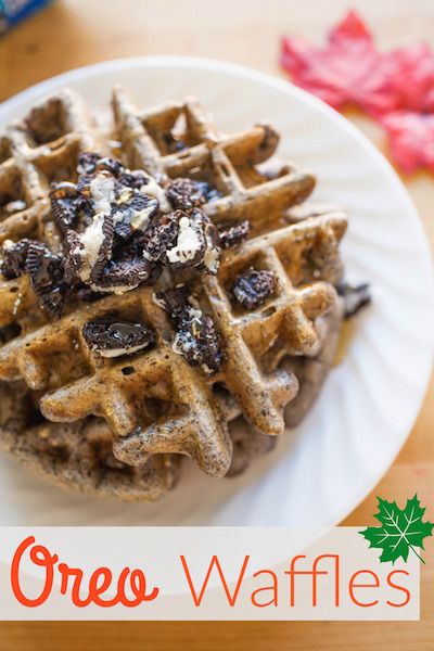 Oreo Waffles