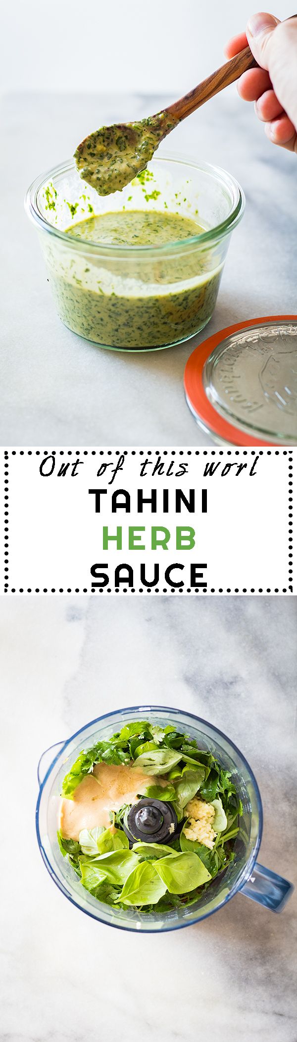 Out of This World Tahini Herb Sauce