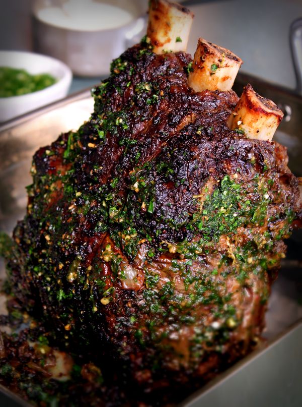 Outstanding Rib Roast With Gremolata