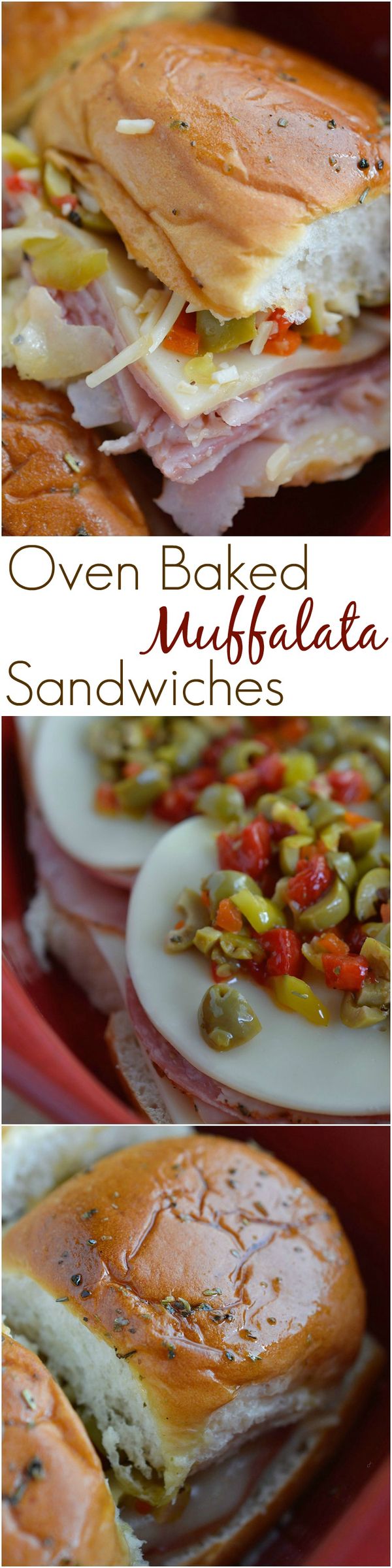 Oven Baked Muffalata Sandwiches