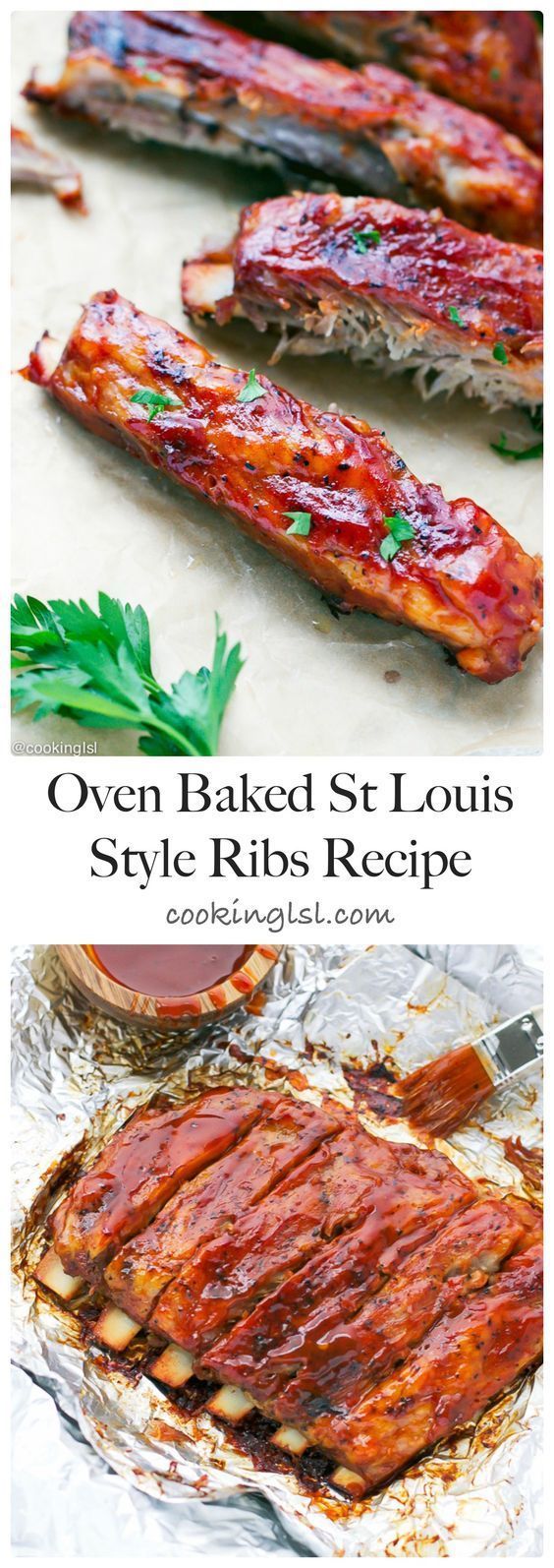 Oven Baked St Louis Style Ribs