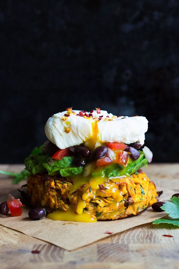 Oven baked Sweet Potato Rosti