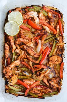 Oven roasted fajitas