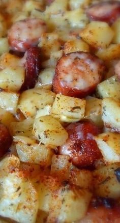 Oven Roasted Smoked Sausage & Potatoes