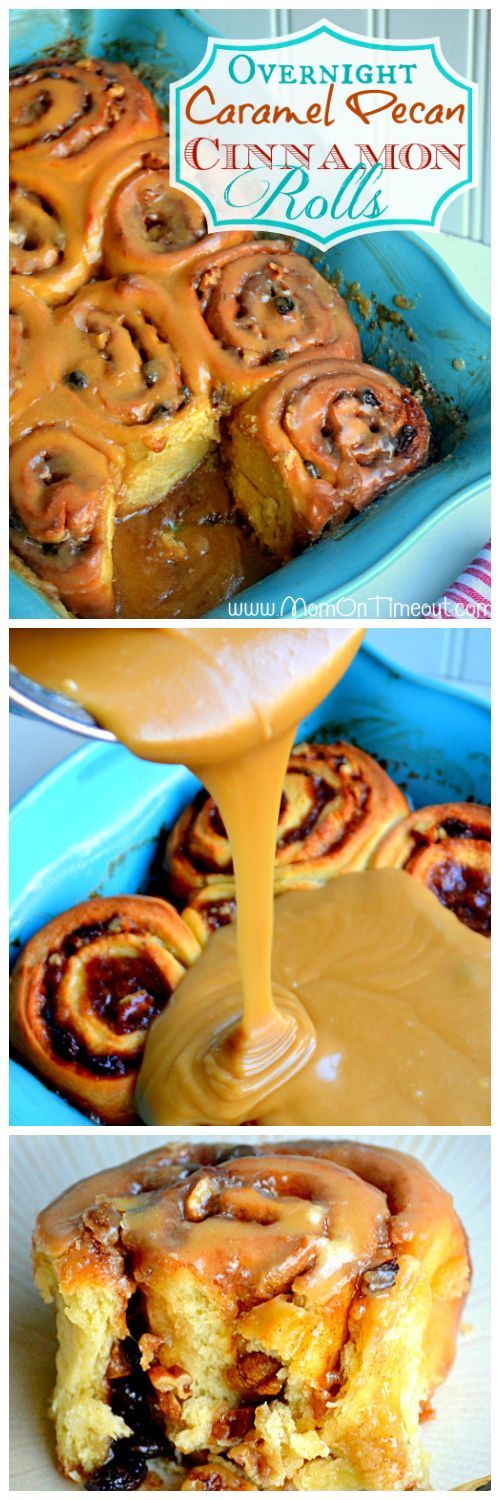 (Overnight Caramel Pecan Cinnamon Rolls