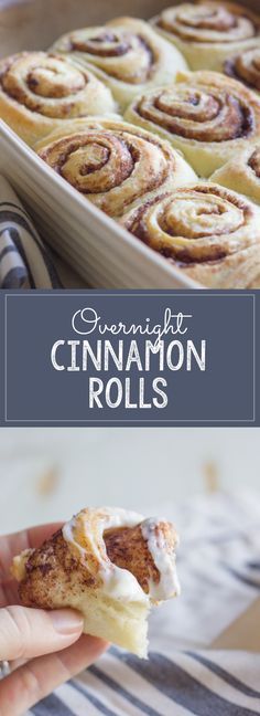 Overnight Cinnamon Rolls With Cream Cheese Frosting