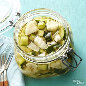 Overnight Cucumber Pickles