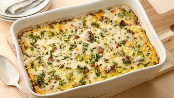 Overnight Sausage-Egg Bake