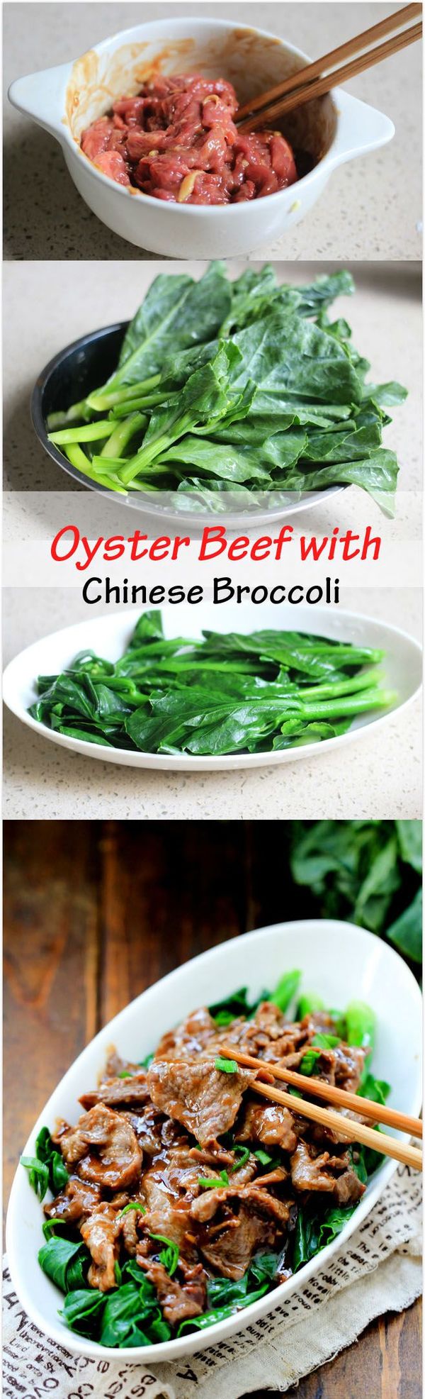 Oyster Beef with Chinese Broccoli