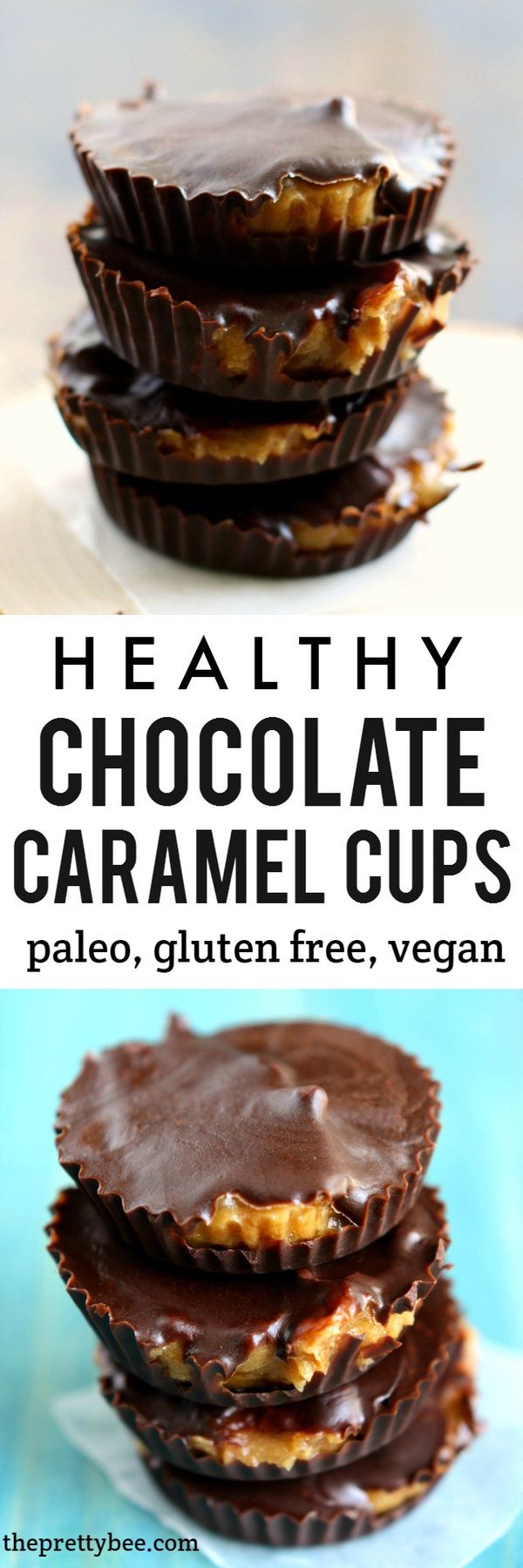 Paleo Caramel Chocolate Cups