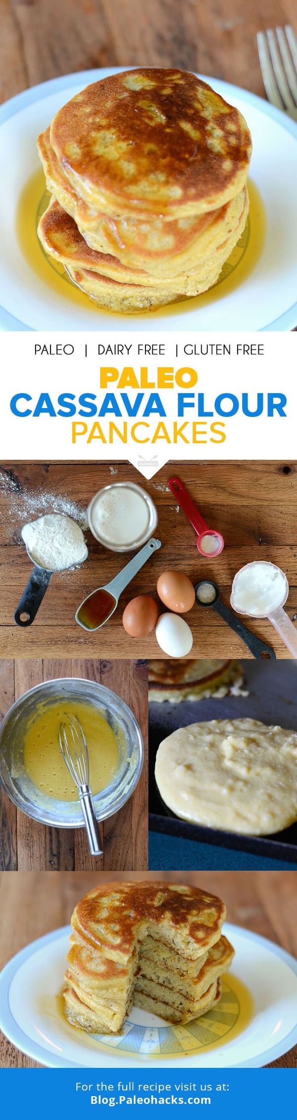 Paleo Cassava Flour Pancakes Recipe by Heather Resler