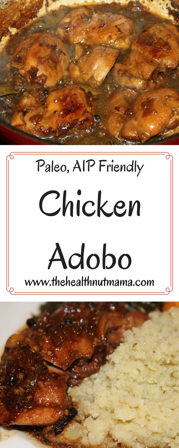 Paleo Chicken Adobo