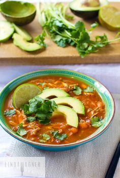 Paleo Chicken Tortilla Soup