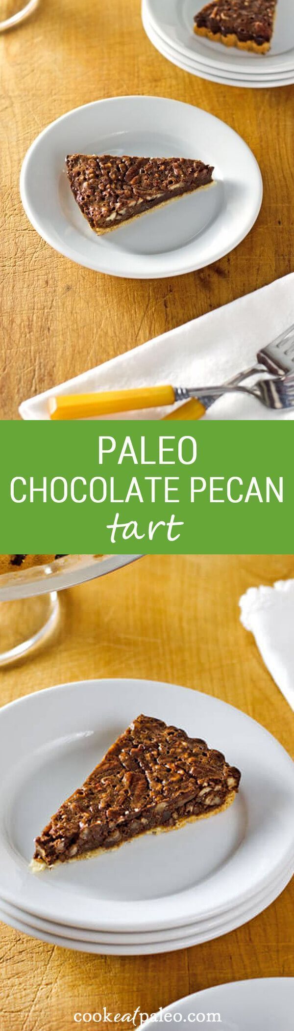 Paleo Chocolate Pecan Tart