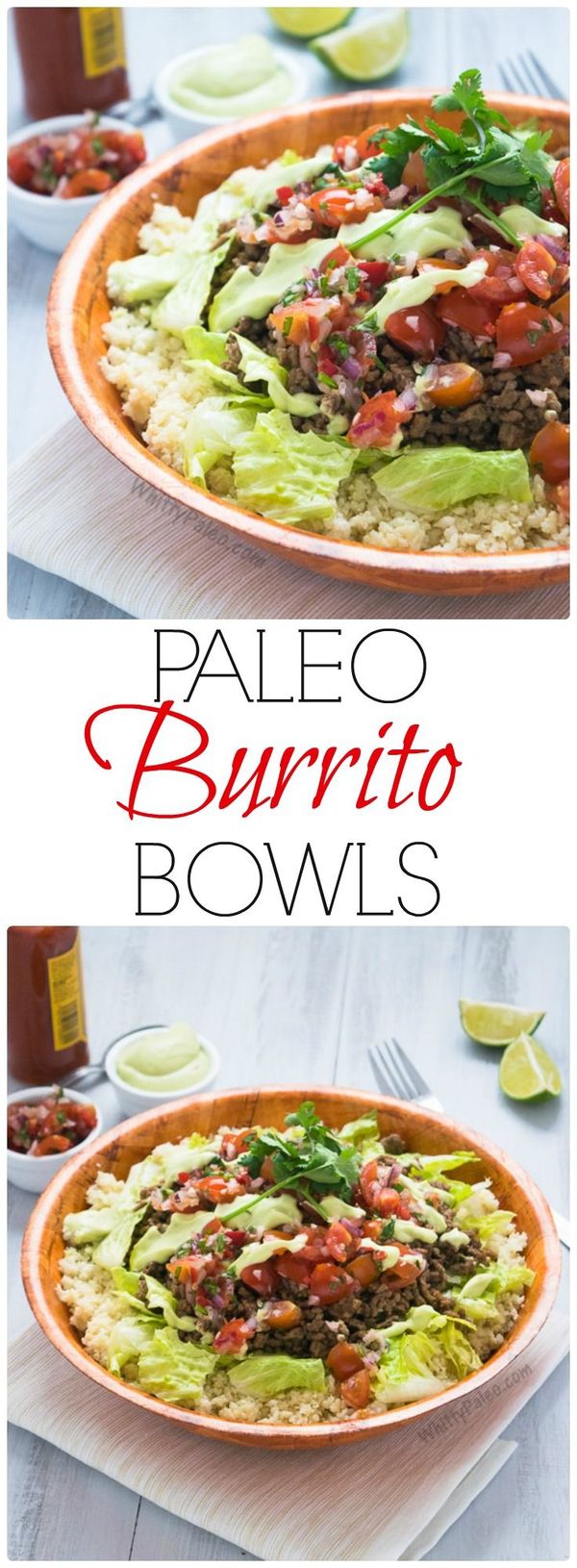 Paleo Easy Mexican Burrito Bowls