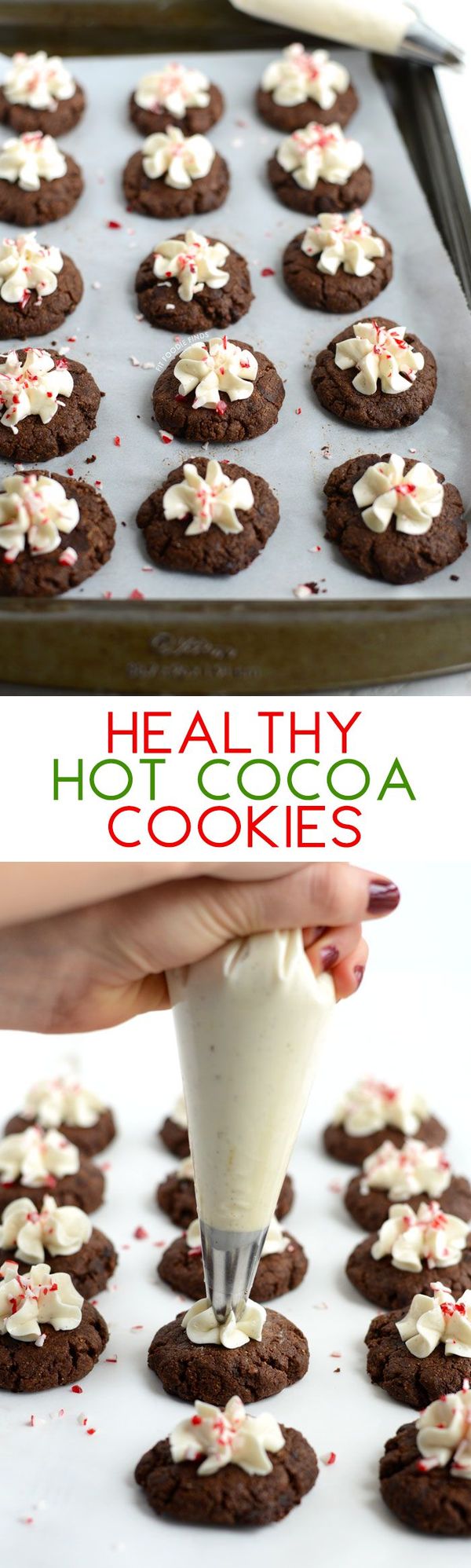 Paleo Hot Cocoa Cookies with Coconut Whipped Cream