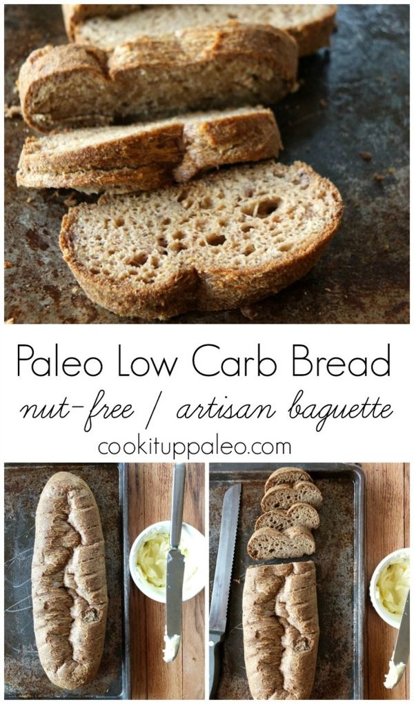 Paleo Low-Carb Baguette