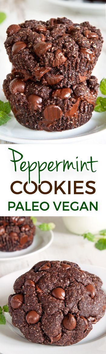 Paleo Peppermint Cookies (vegan, grain-free, gluten-free, dairy-free