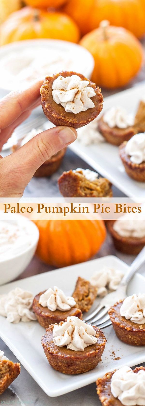 Paleo Pumpkin Pie Bites