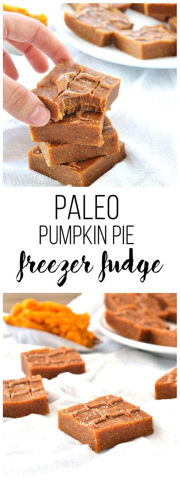 Paleo Pumpkin Pie Freezer Fudge