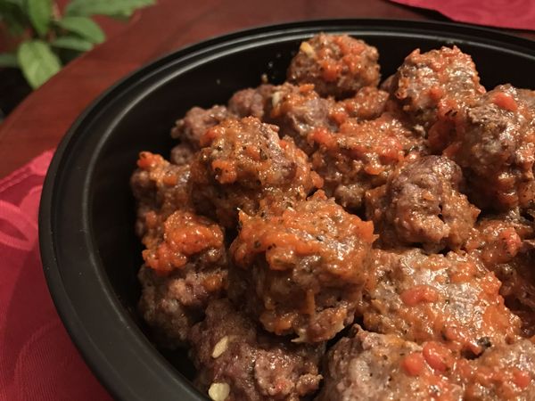 Paleo Sriracha Meatballs