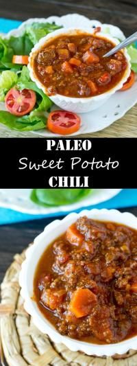 Paleo sweet potato chili