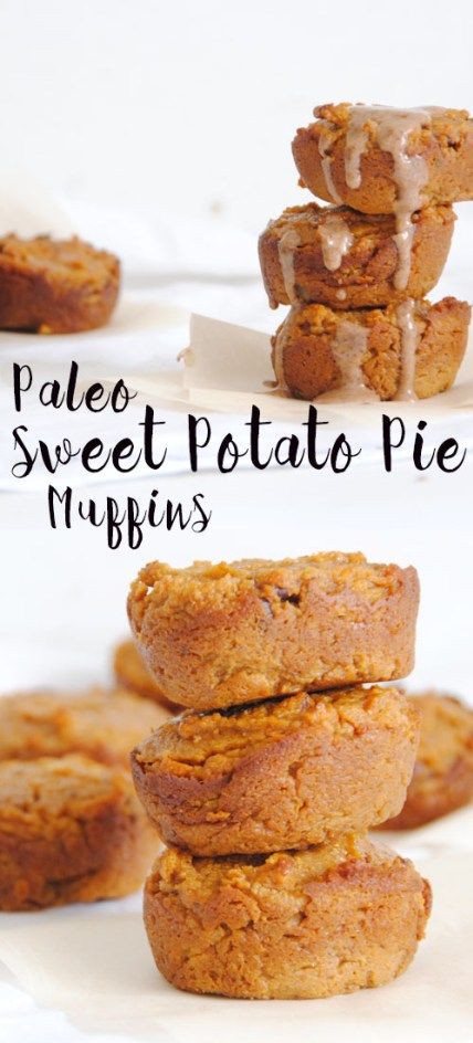 Paleo Sweet Potato Pie Muffins