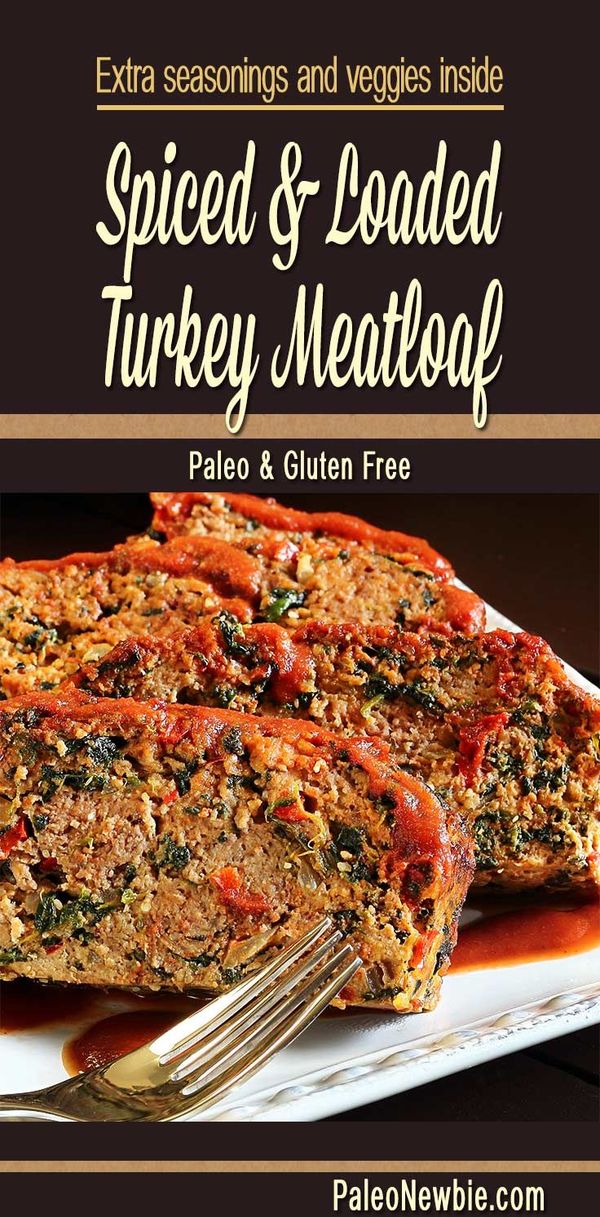 Paleo Turkey or Beef Meatloaf