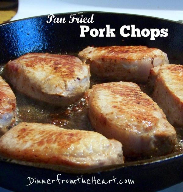 Pan Fried Pork Loin Chops