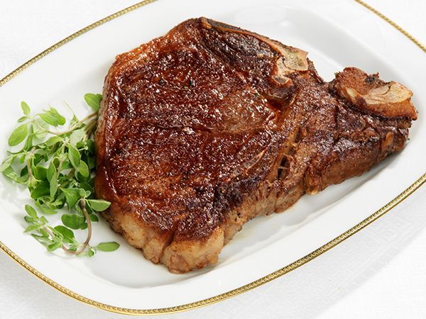 Pan Seared T-Bone Steak