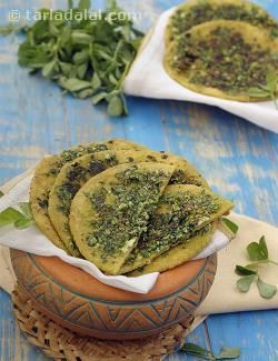 Paneer and Methi Roti