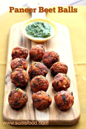 Paneer Beet Balls- Indian Inspired