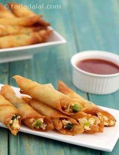 Paneer Chilli Cigars