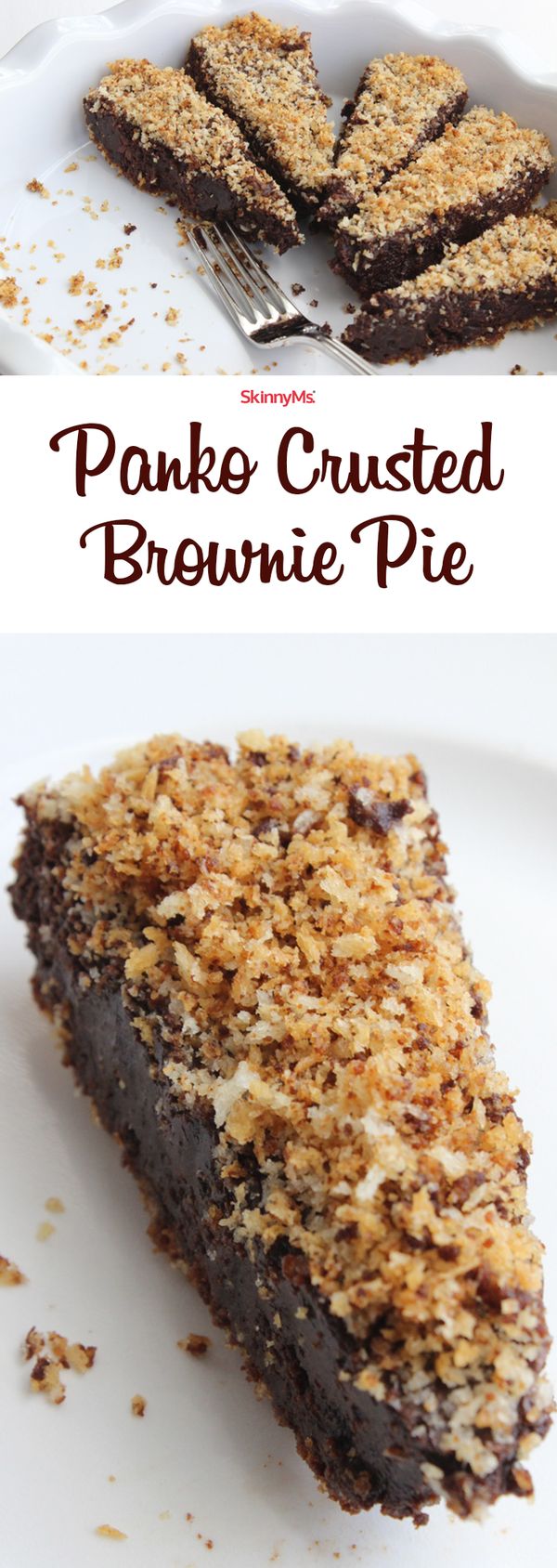 Panko Crusted Brownie Pie