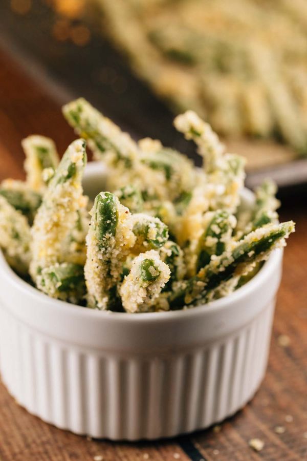 Panko Crusted Green Beans (Vegan, Gluten Free