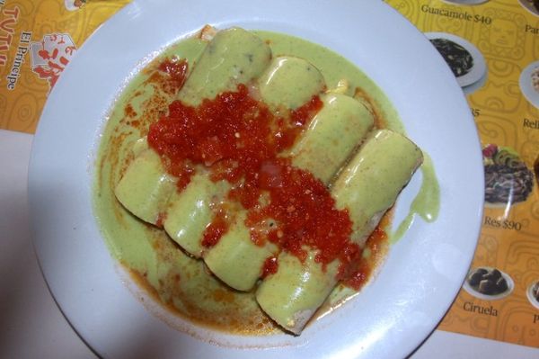 Papadzules : Mayan Egg Enchiladas With Pumpkin Seed Sauce