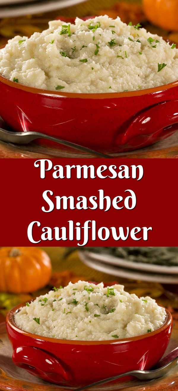 Parmesan Mashed Cauliflower