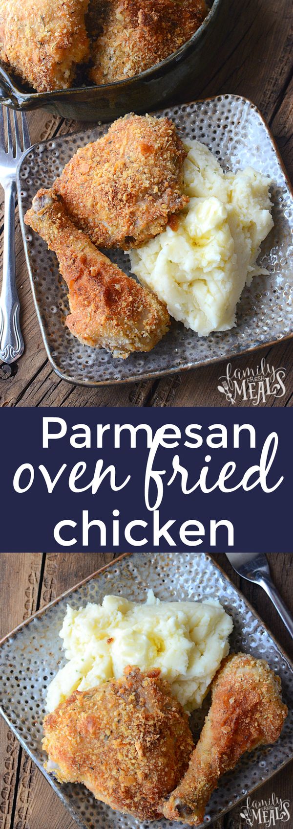 Parmesan Oven Fried Chicken