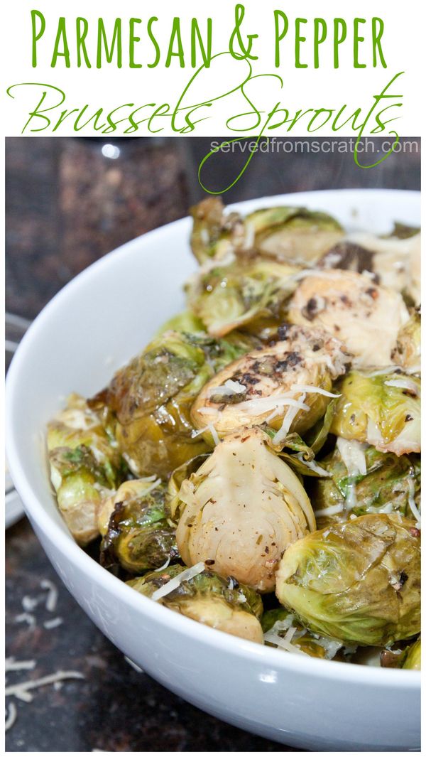 Parmesan Pepper Brussels Sprouts