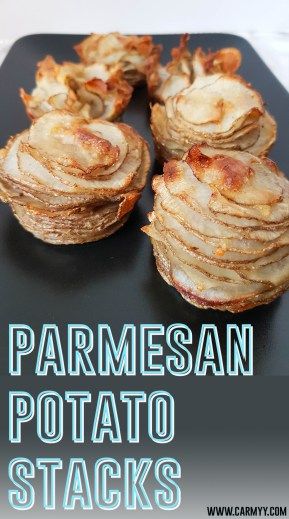 Parmesan Potato Stacks (With a Spiralizer